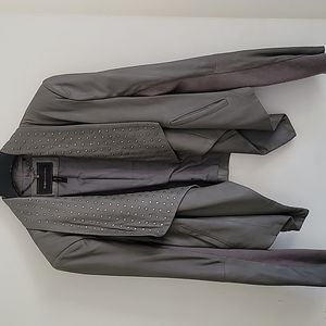 BCBGMAXAZRIA Leather Studded Jacket Sz L